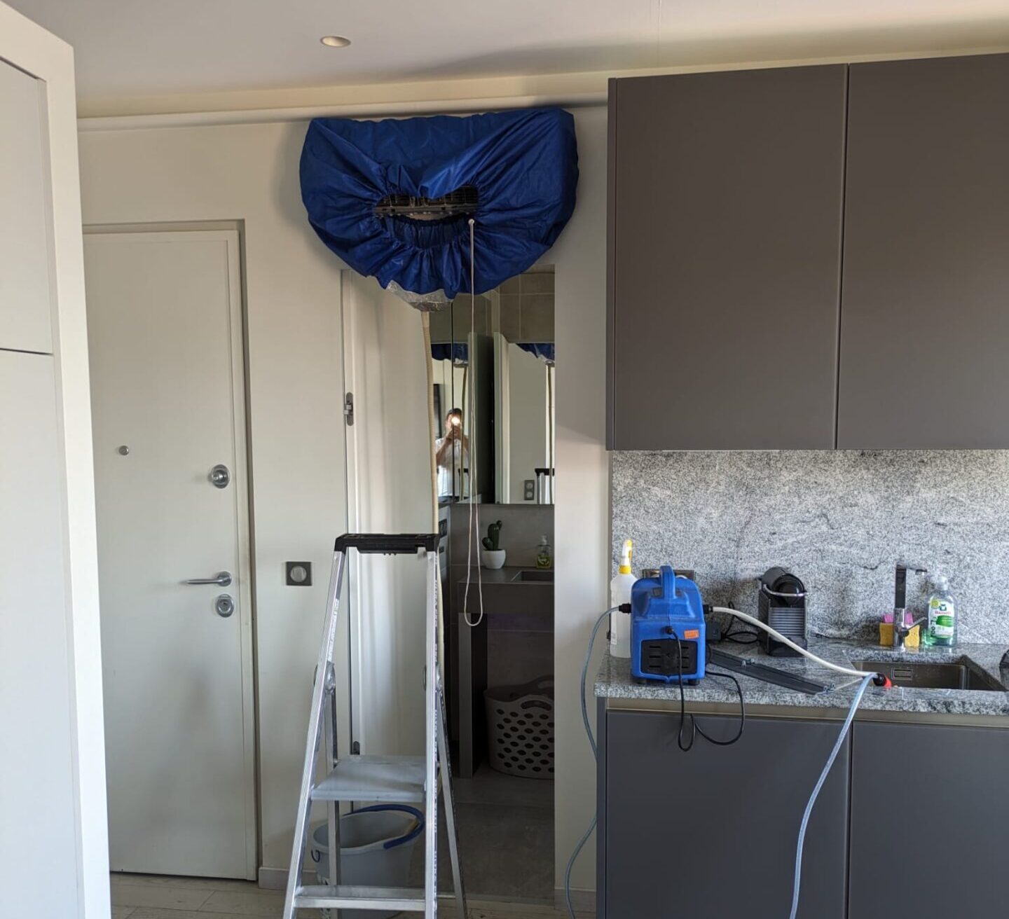 Installation d'une climatisation