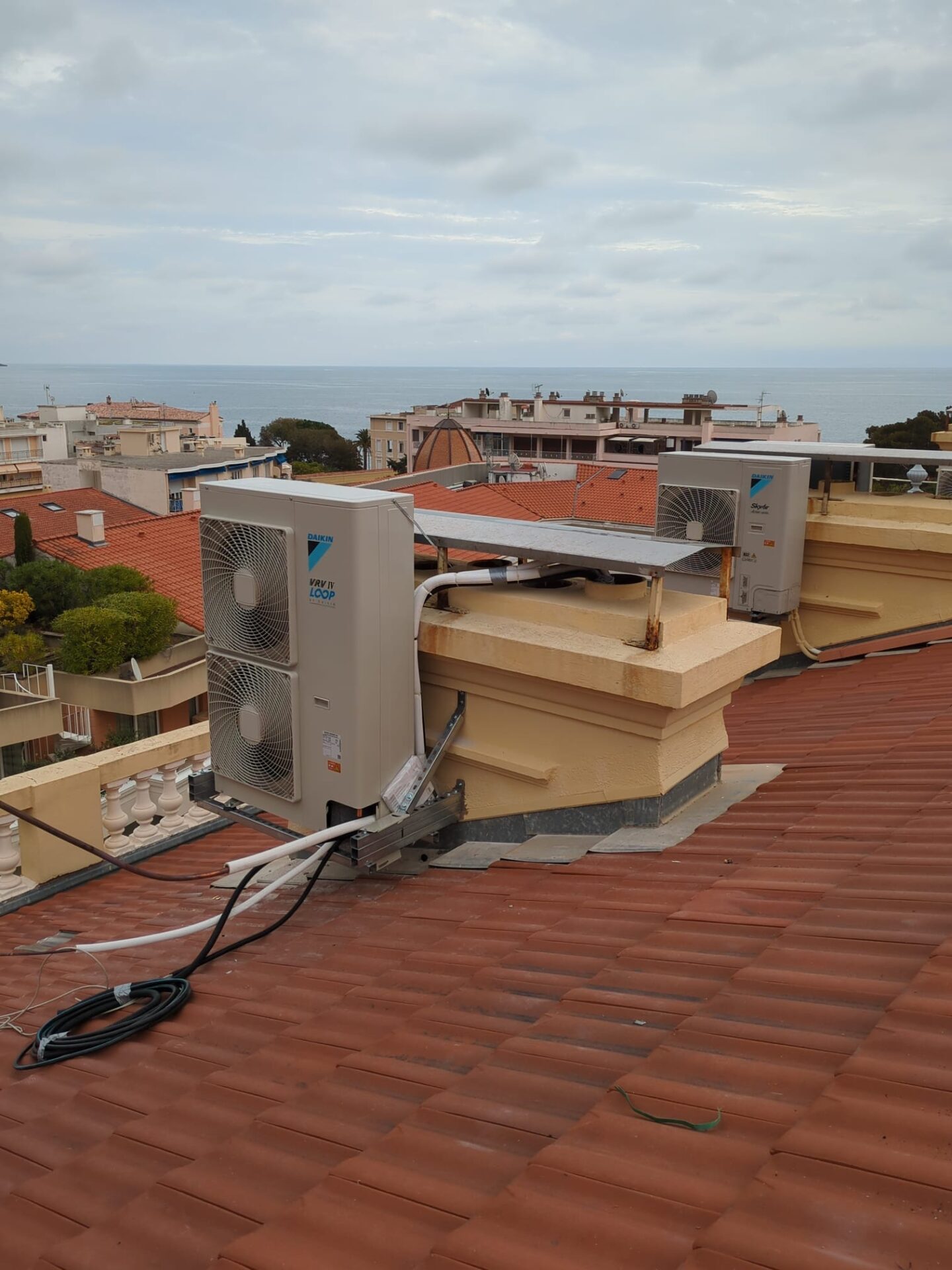 Climatisation sur le toit